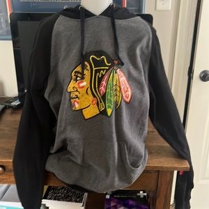 Chicago Blackhawk Hoodie. No tag but fits like L- Xl.